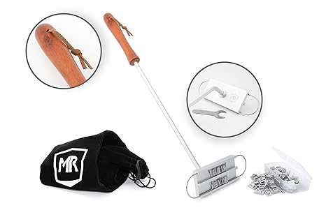 BBQ Brandeisen mit auswechselbaren Buchstaben Tolle Geschenkidee für jeden Griller - Spaß für jede Grillparty - Branding Iron