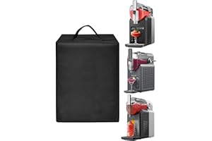 EIIJUGALOO Slushy Machine Cover Frozen Drink Maker Lid Waterproof Nylon Case for SYINTAO Ice Cream Maker/for GREENEVER Slush Machine/for INOVIVA Slushy Machine/for STERAYS Frozen Margarita,88 oz (Black)