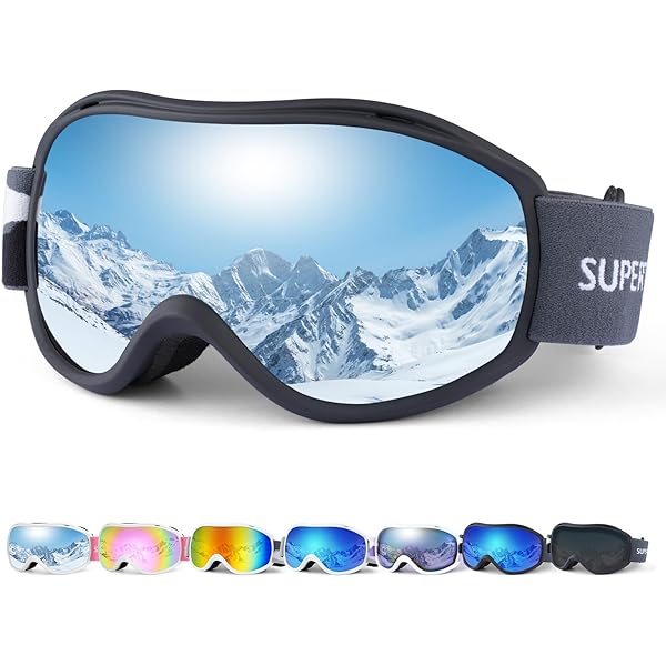 Ski Goggles Women SPOSUNE OTG Ski Goggles Anti-Fog, UV