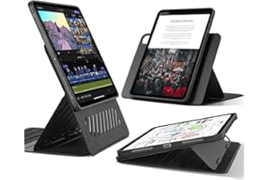 ESR for iPad Pro 13 Inch Case M4(2024), iPad Pro 13 Rotating Case with Removable Magnetic Cover, Adjustable Portrait/Landscape Stand with Raised Screen View, 9 Standing Angles, Shift Series, Black