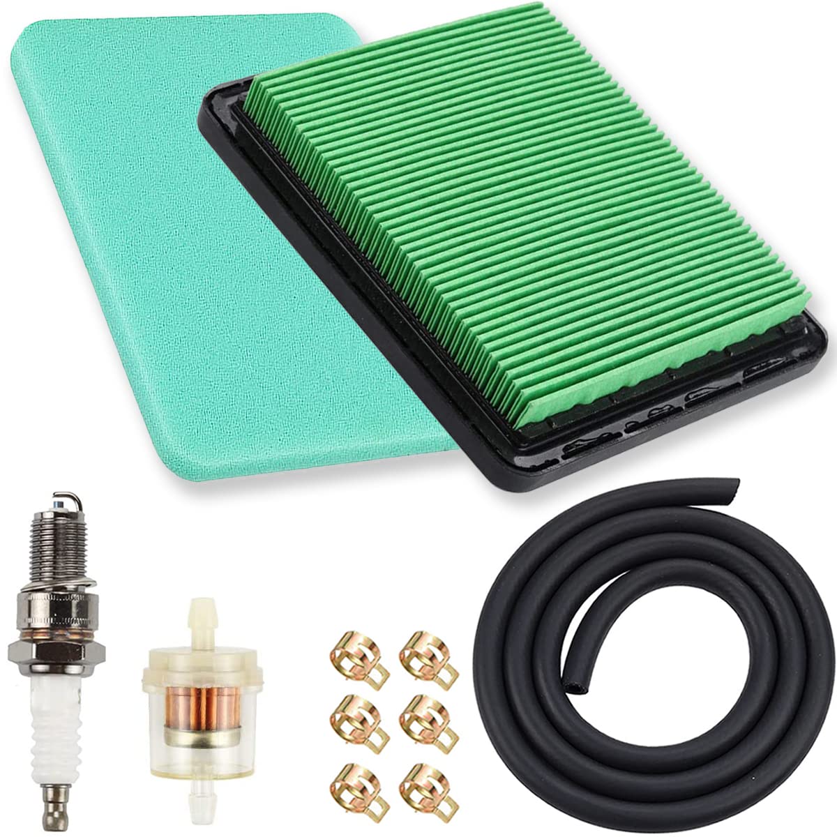 ZAMDOE GCV160 Air Filter for Honda GCV190 GC190 GC160 GX100 GCV135 GCV190A GCV190LA Engine HRC216 HRR216 HRR2169VKA HRX217 Lawn Mower, with Tune Up Kit