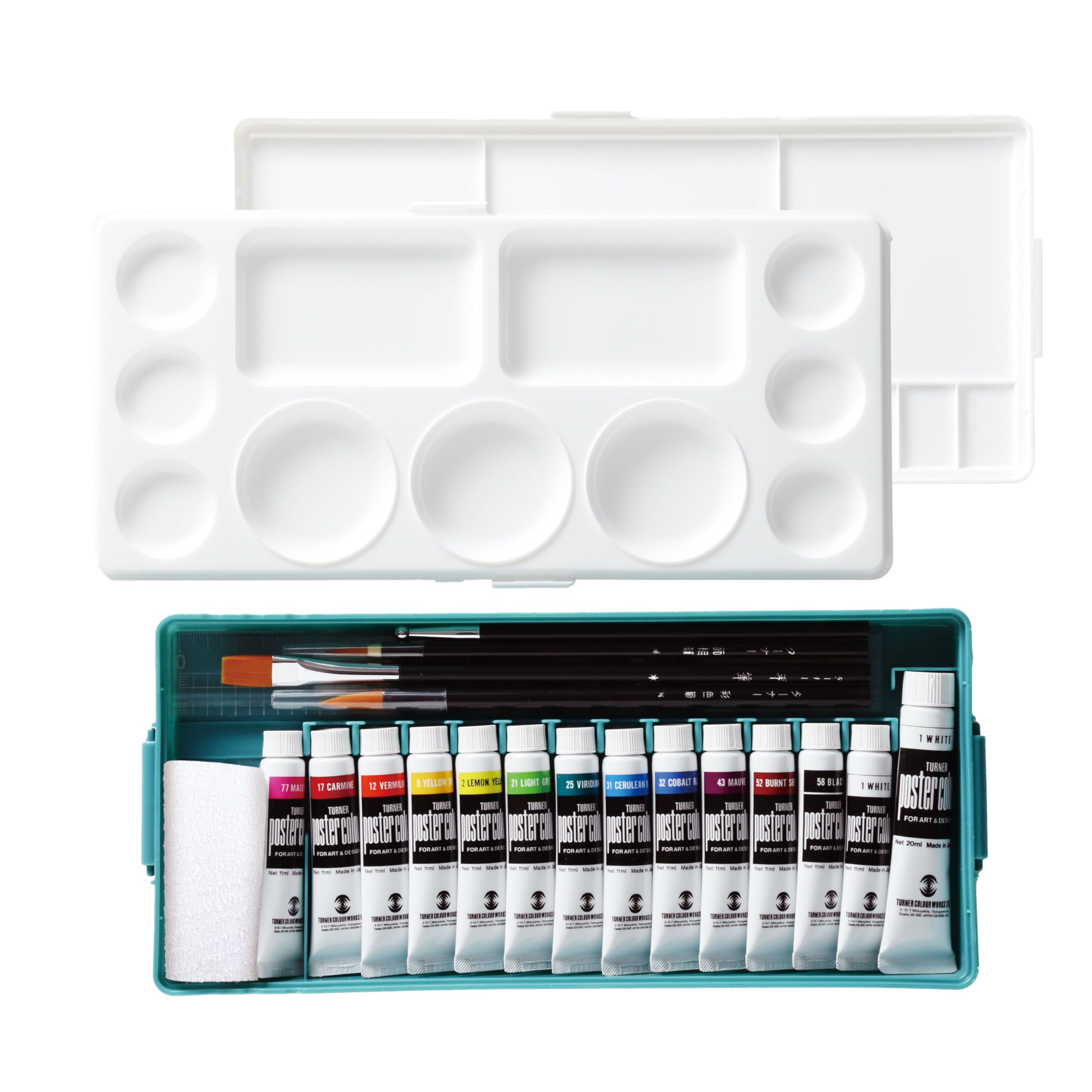 ターナー色彩(Turner Color) ポスターカラー 14色プライムセット(14B) PC14MPB4 11ml の商品画像