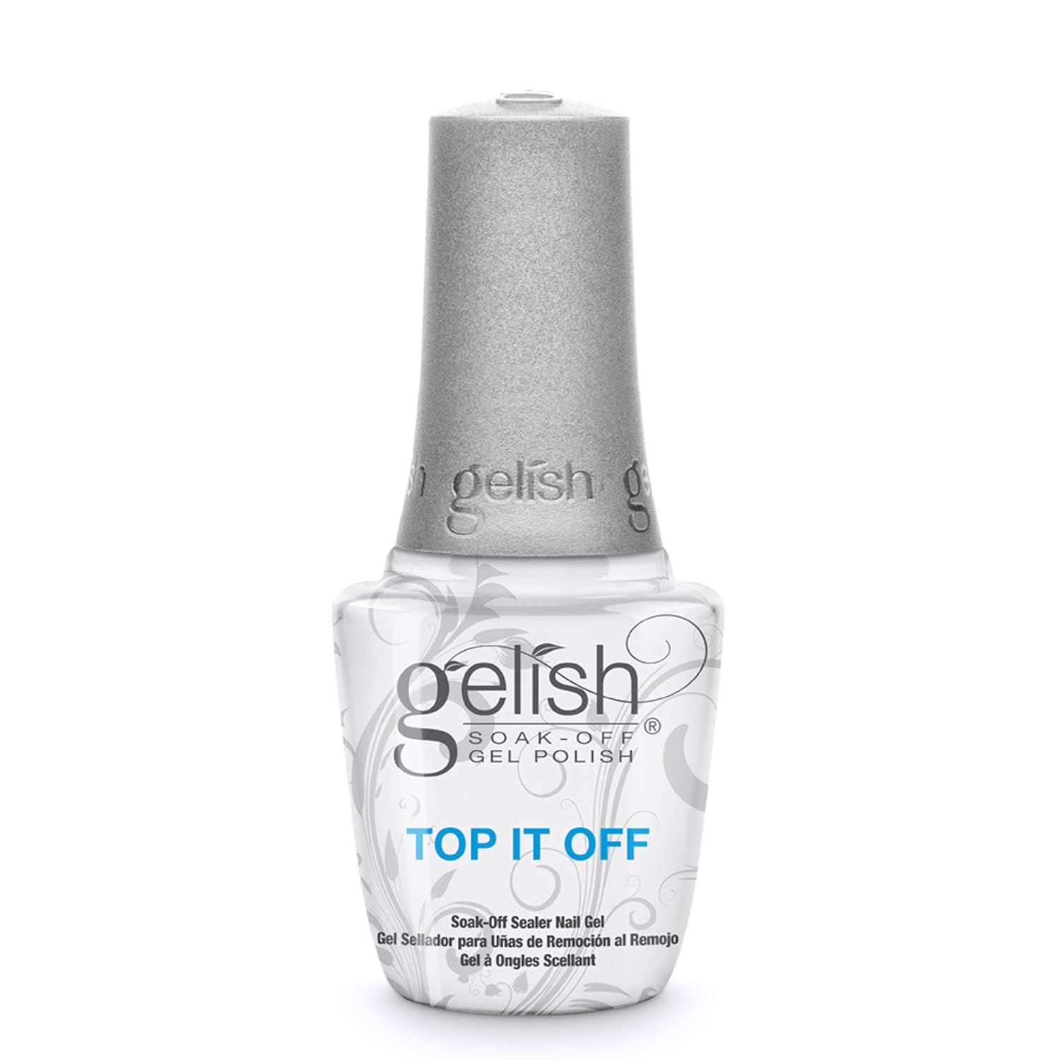 Gelish Fantastic Four Essentials Collection Soak Off Gel Nail Polish Kit, 15 mL : Gelish Bond Foundation Top It Off Cuticle : Premium Beauty