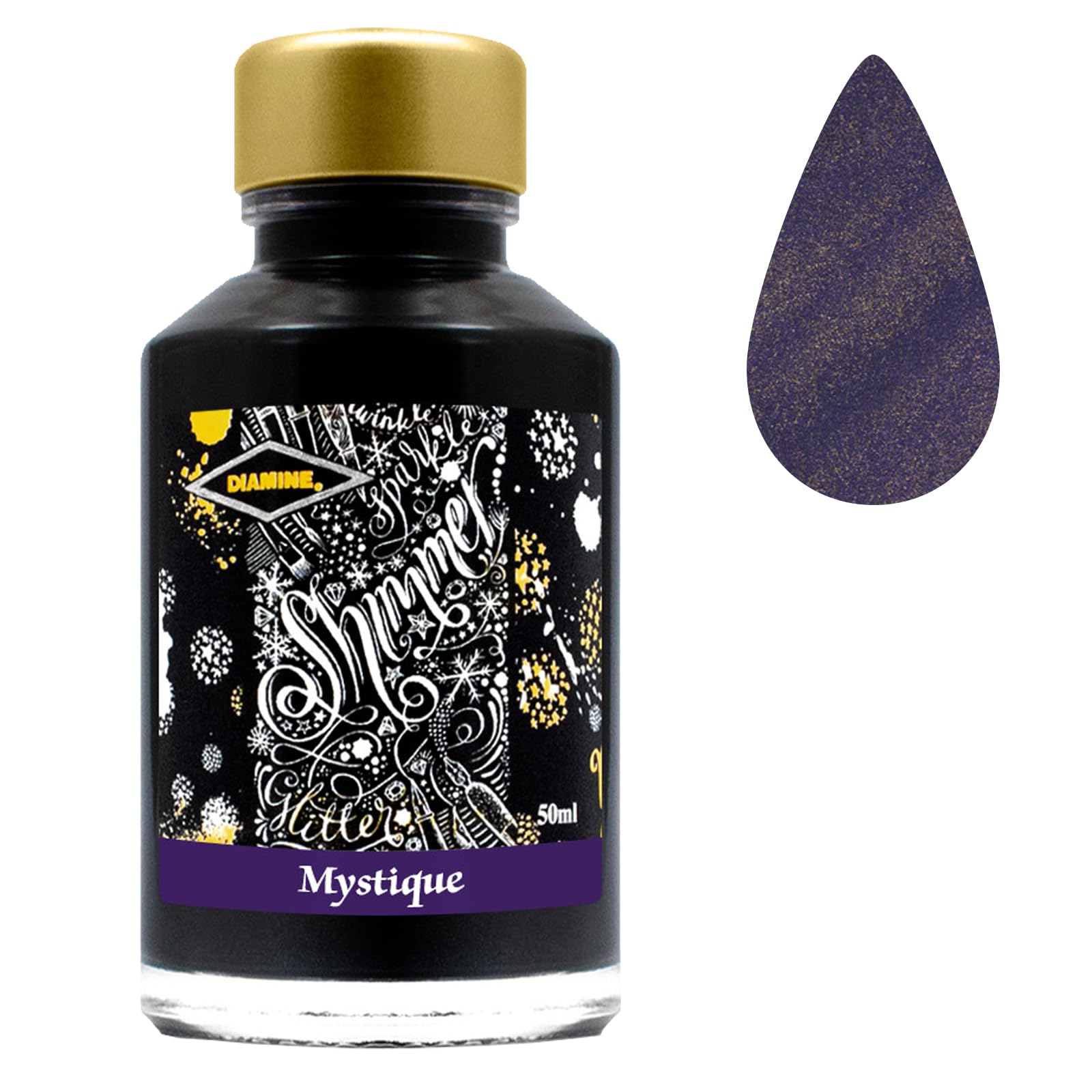 New Diamine 50ml Shimmer Ink (Mystique)