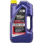 Royal Purple HMX w/Synerlec | High Mileage SAE 5W-20 Premium Synthetic Motor Oil | 5 Quart | SKU: 17518 | Pack of 3
