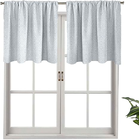 Hiiiman Cenefa de cortina con aislamiento térmico, diseño clásico