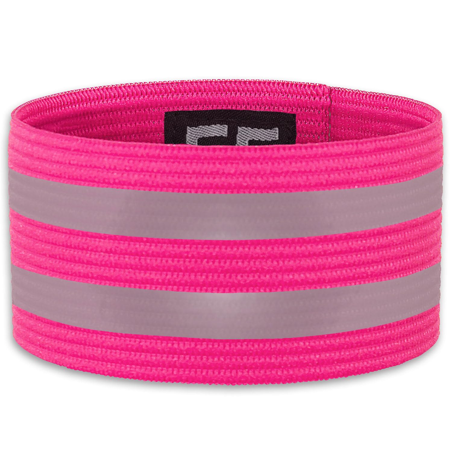 55 Sport Elasticated Reflective Armbands - Pink - 2 Pack