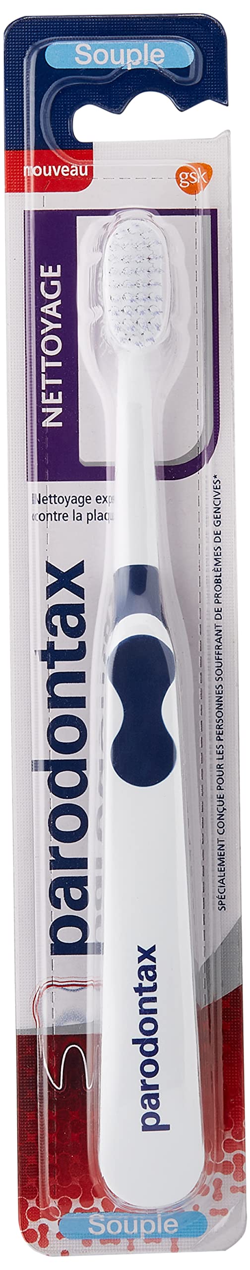 Parodontax Soft Cleaning Toothbrush, for Sensitive Teeth, Removes Plaque
