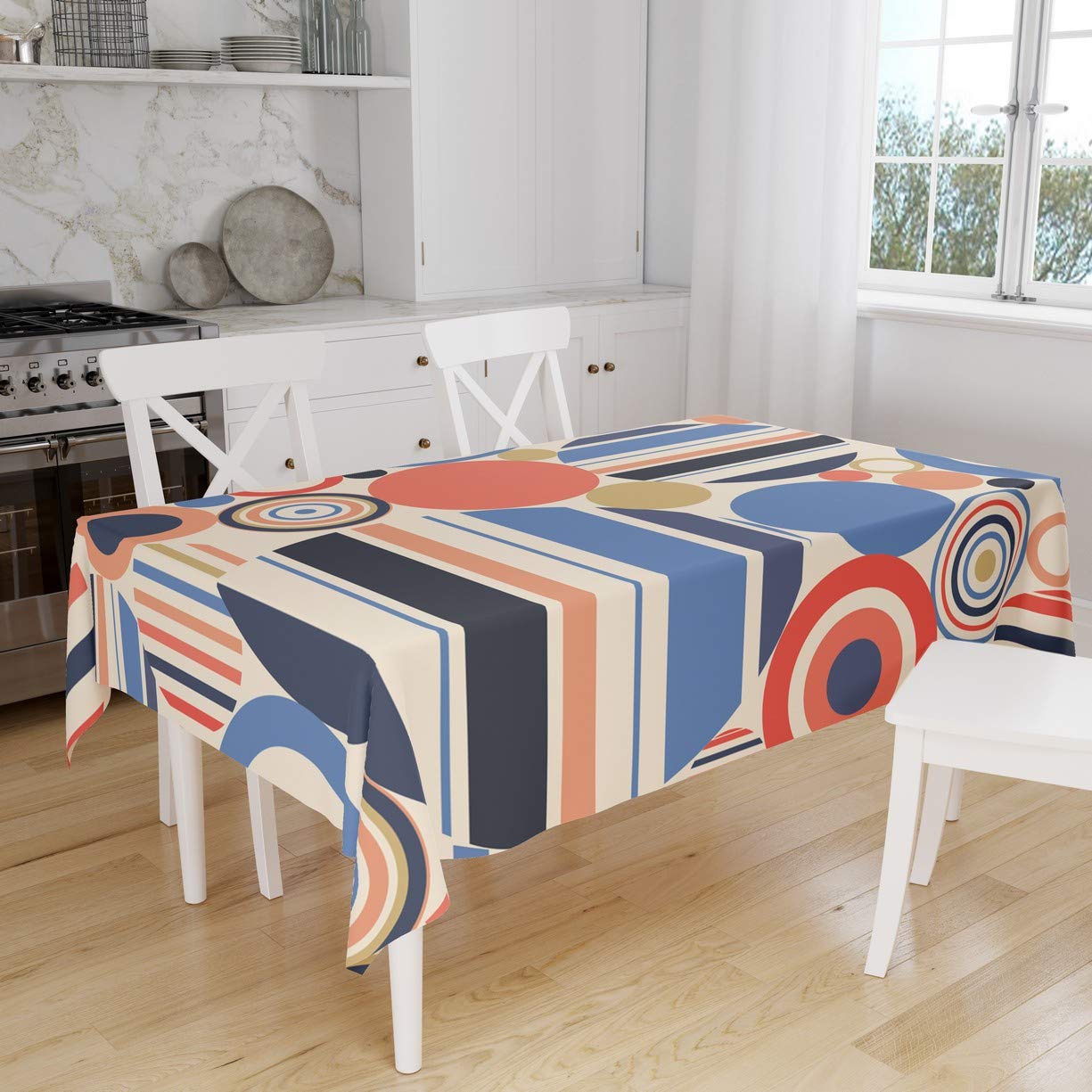 Bonamaison Kitchen Decoration, Tablecloth, 140cm x 160cm - Designed and Manufactured in Turkey
