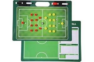 SANXIULY Coaches Clipboard | Double-Sided Dry Erase Marker Board for Basketball, Soccer, Football, Hockey