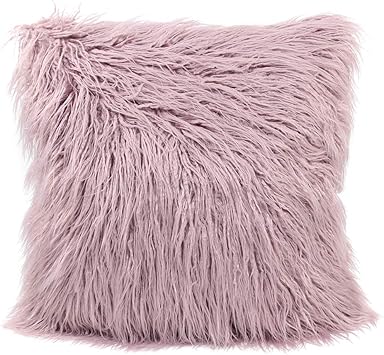 Us Square Throw Fur Fluffy Sofa Pillow Cases Soft Plush Cushion