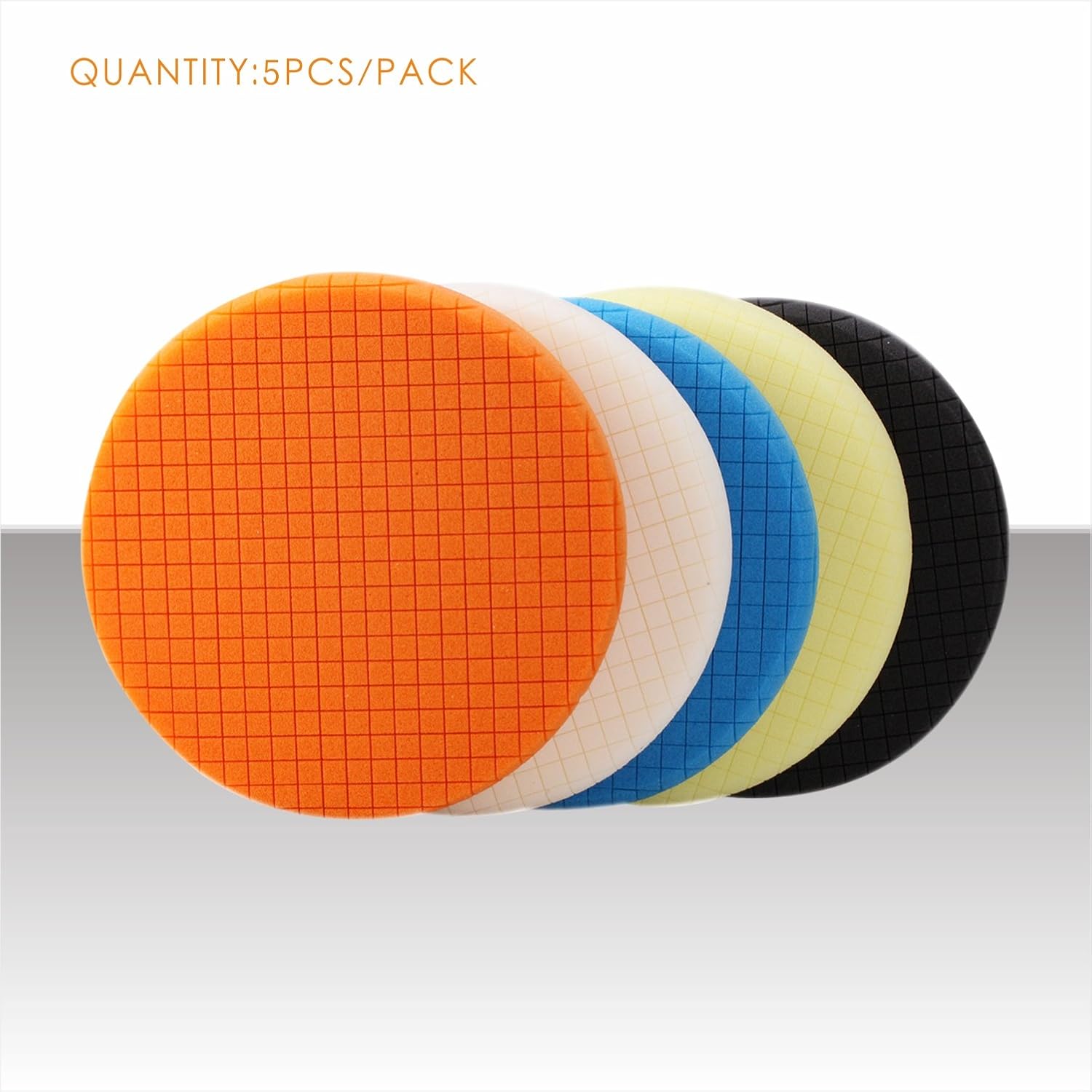 SPTA 5Pcs 6inch (150mm) Buffing Pads Polishing Pads Polishing Grip Pad For Car Polisher Boat Polisher: Automotive