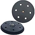 2 Pack 9 inch 6 Hole Hook and Loop Replacement Backing Pad for Orbital Sander Drywall Sander for Wall Grinding Woodworking