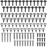 GM 111-Piece Interior | Exterior | Engine Bay | Trim Screw Hardware Kit, Chrome #8 | FITS: Chevrolet, Buick, Oldsmobile, Pont