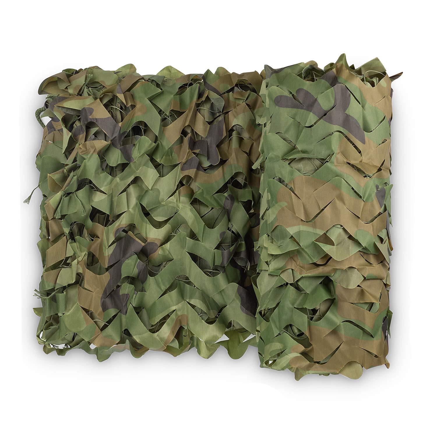 ASelected 2 m x 3 m Army Camouflage Netting Woodenland Military Camo Net for Kids Den Camping Hide Green