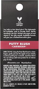 e.l.f. Putty Blush Caribbean 0.35 Oz Creamy Pigmented with Argan Oil view 5