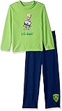 Marvel Boys' Big Groot 2-Piece Pajama Set, Green, 10