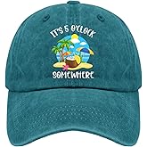 It’s 5 O’Clock Somewhere Hats Outdoor Cap for Women