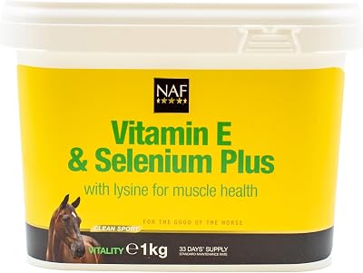 NAF Vitamin E and Selenium 1kg Horse Supplement – Antioxidant Support