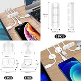 Soulwit 200Pcs Cable Management Kit 4 Sleeves 37 Clips 7 Holders 100 Ties view 6