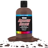U.S. Art Supply Opaque Dark Brown Acrylic Airbrush Paint, 8-oz Bottle | Ready to Spray Air Brush Paint for Crafts, Models, Fabric, Nails, Water-Based Air Brush Painting, Non-Toxic, Professional