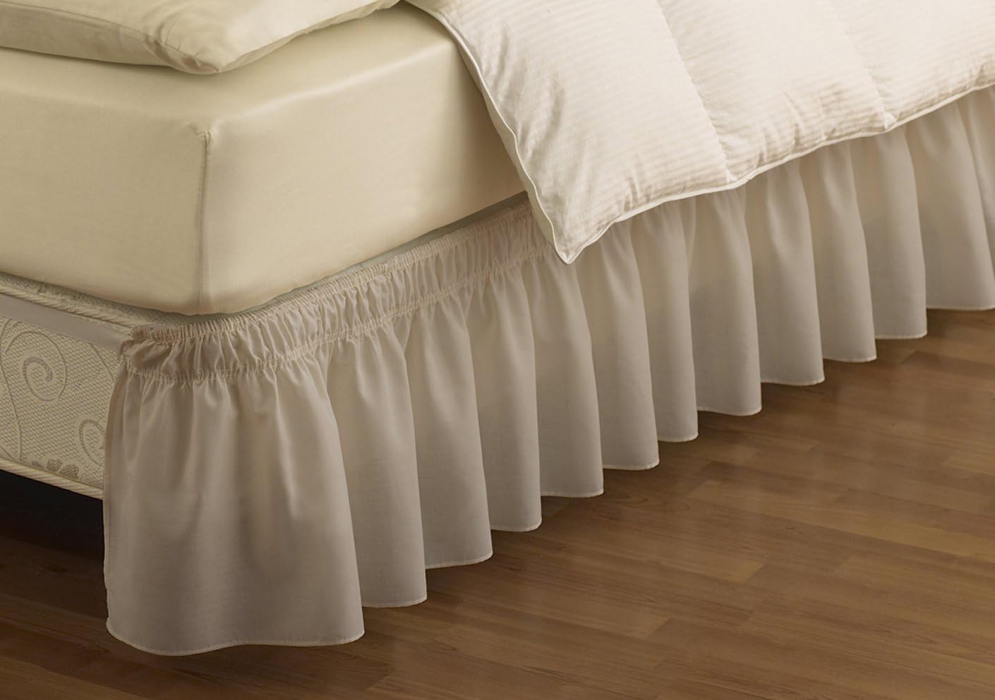 EasyFit 11577BEDDTFUCML Wrap Around Solid Ruffled Twin/Full