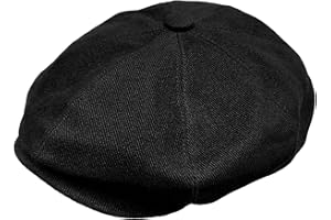 YOFARCHOY Newsboy Hats for Men Classic 8 Panel Flat Cap Peaky Blinders Irish Hat (Cotton, Denim)