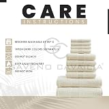 GC GAVENO CAVAILIA Towels Family Bale Set 10 Pc 100% Egyptian Cotton Cream view 4