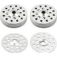 Coufce 100pcs 1 inch Plaster Washers Zinc Metal Washer, Plaster Repair Washers Profile Washer for Wall, Ceiling, and Drywall Repair