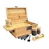 Bamboo Box with Combination Lock, Decorative Box
