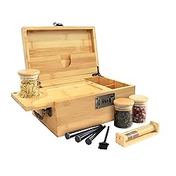 Bamboo Box with Combination Lock, Decorative Box