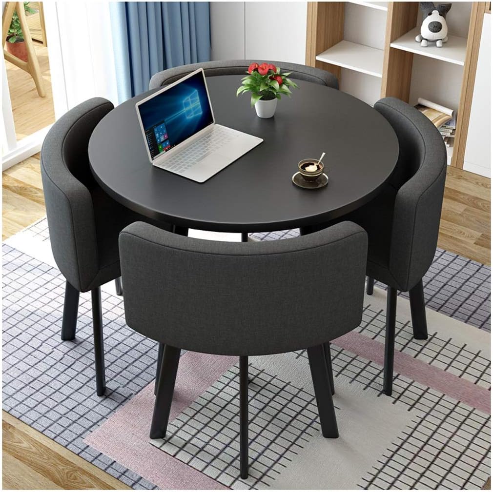 Reception Table And Chair Combination Negotiation Table Sales Office Shops Meetings Small Round Tables Office Conference Tables Leisure Tables And Chairs Hotel Lounges Balcony Western Restaurant