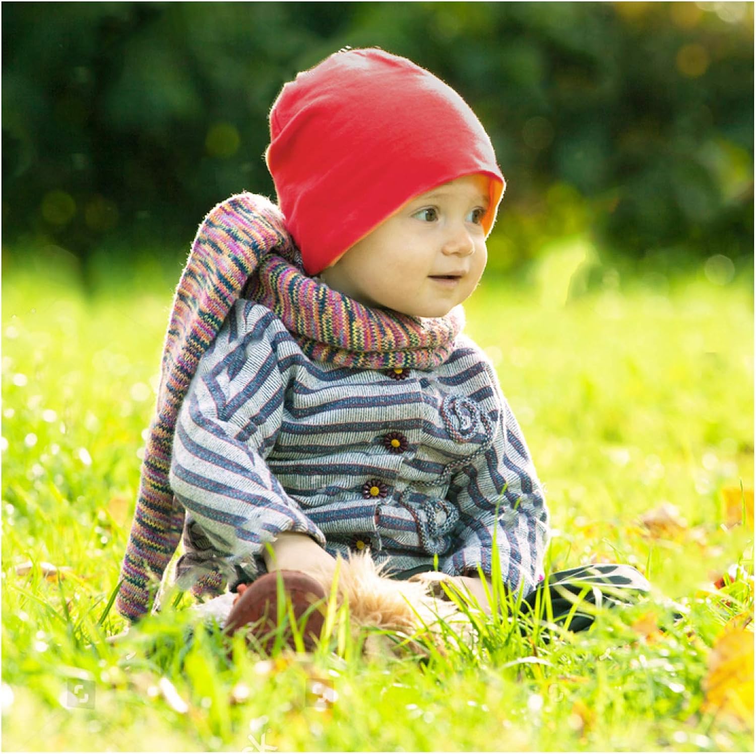 Zomme 8 Pack Baby Infant Beanies Hat Cotton Knit Toddler Newborn Beanies Cap: Clothing