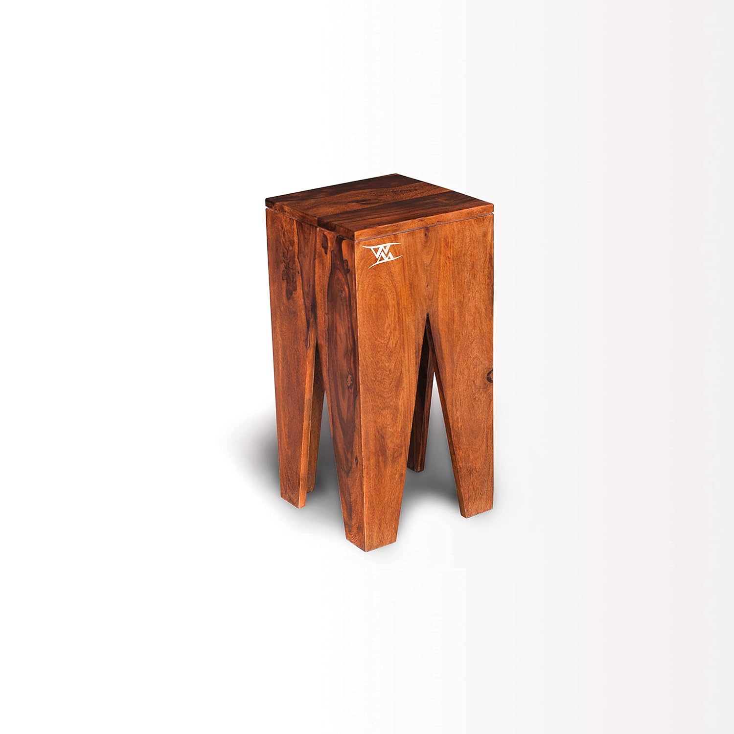 WOOD MOUNT Solid Sheesham Wood Side Table Wooden Bed Side End Tables