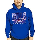 Team Fan Apparel NFL Adult Unisex Overtime Blueprint Soft Fleece Hooded Sweatshirt, Officially Licensed Football Hoodie!