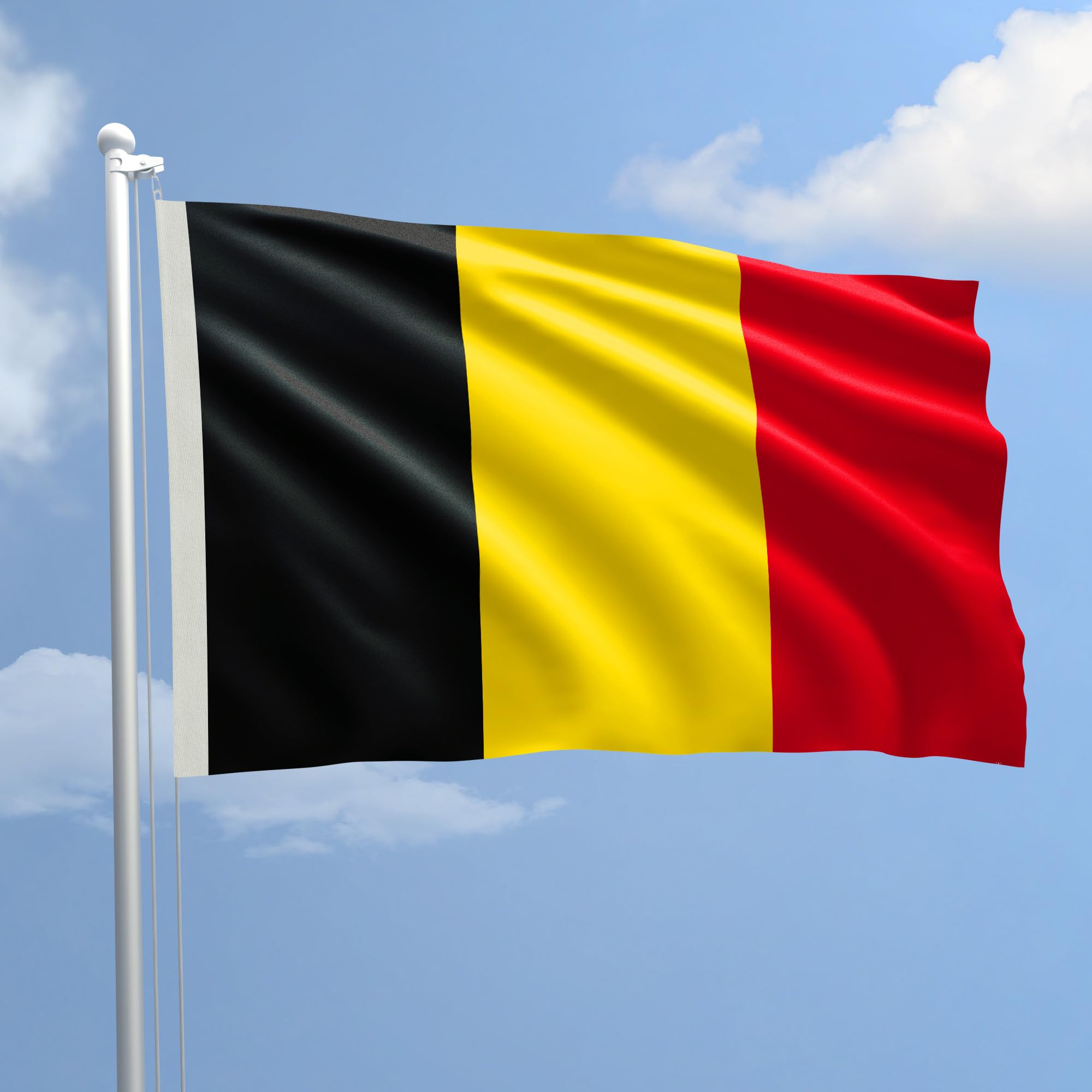 AL PRODUCTION Belgium Flag Fabric Nautical Size 70 x 100 to production