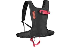 Skiguard Ski Carrier Strap Harness: Newly Designed, Compact, Lightweight Easily Transport Your Skis and Poles, Free up Hands