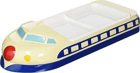 Amazon ニイミ洋食器店 お子様ランチ皿 新幹線 ブルー メラミン 日本製 Rlv394a 子ども用プレート オンライン通販