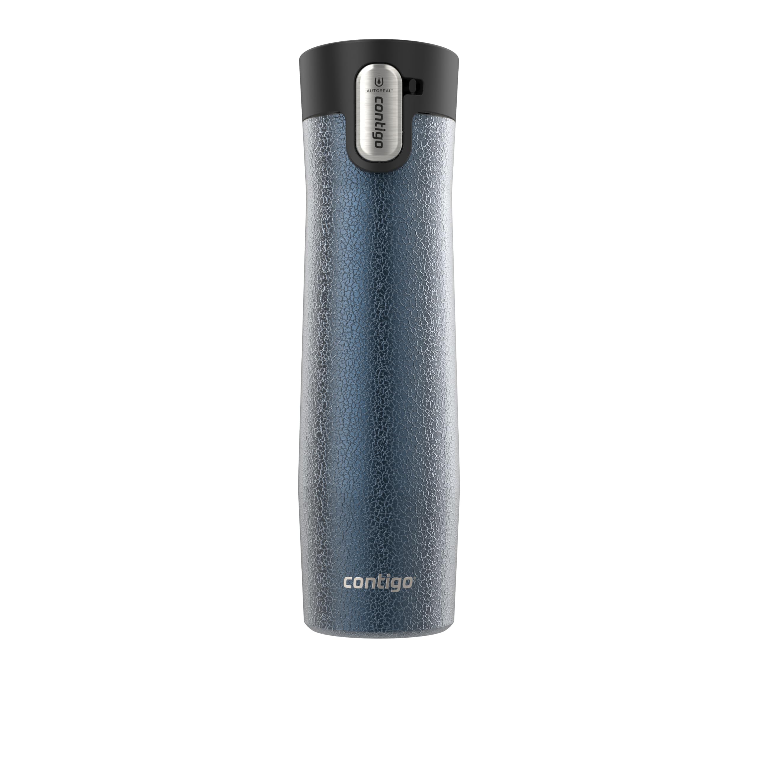 Contigo® AUTOSEAL® West Loop Vacuum-Insulated Stainless Steel Travel Mug with Easy-Clean Lid, 24 oz, Crystal Blueberry Image Contigo® AUTOSEAL® West Loop Vacuum-Insulated Stainless Steel Travel Mug with Easy-Clean Lid, 24 oz, Crystal Blueberry Image