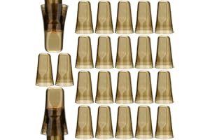 ZEAYEA 24 Pieces Pour Spout Covers, Universal Liquor Pourer Cover, Translucent Liquor Bottle Pour Dispenser Spout Dust Covers