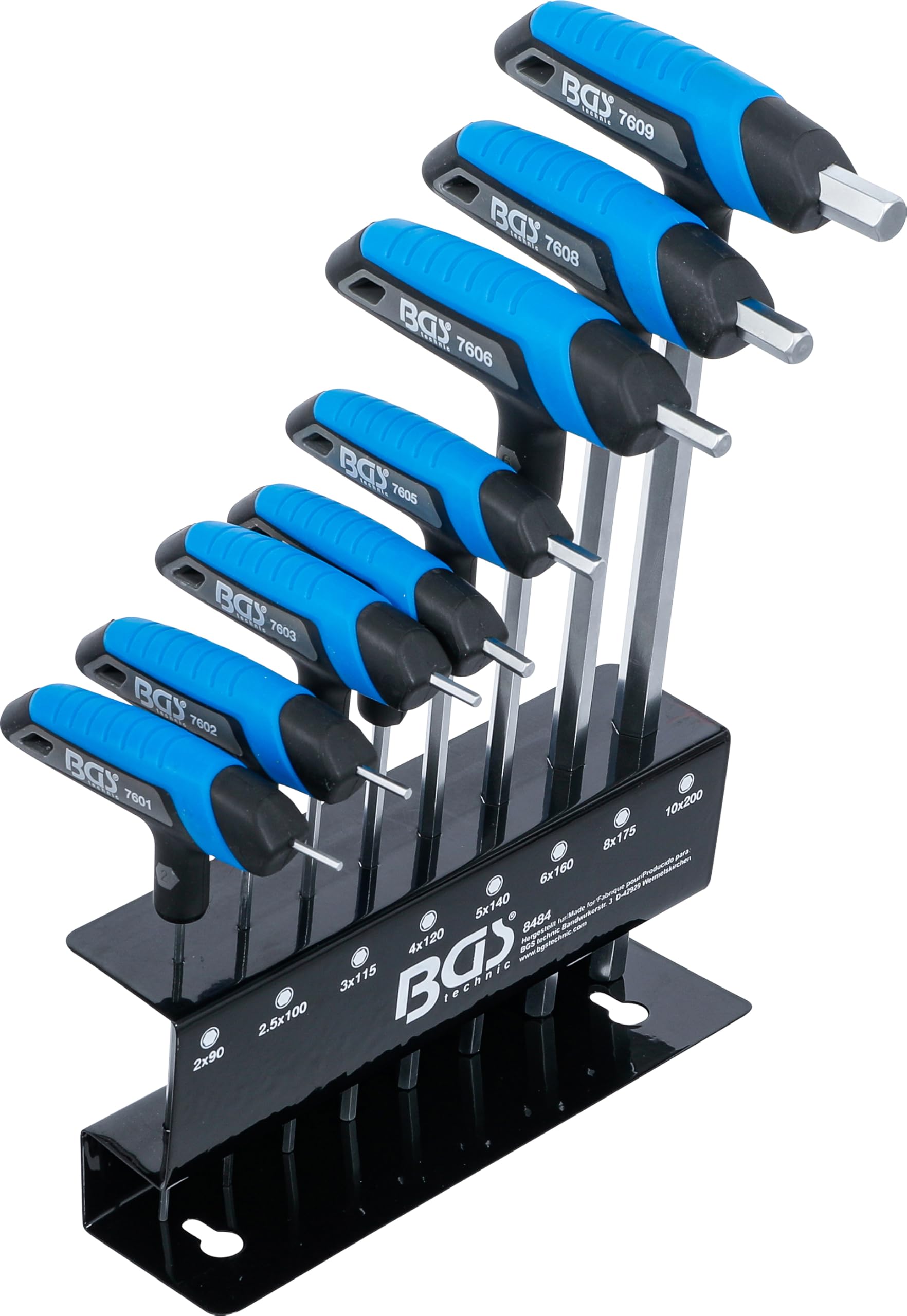 BGS 8484 | L-Type Wrench Set | internal Hexagon 2 - 10 mm | 8 pcs.