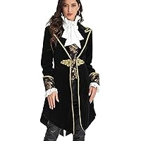 Online Metal, Gothic, Punk & Rockabilly shop | | Morticia victoriaans gothic jas in zwart kant met zilver konings brokaat
