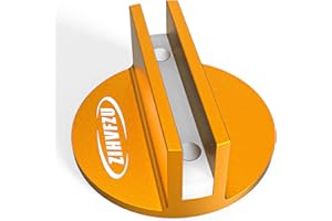 ZIHVFZU Universal Magnetic Pinch Weld Jack pad,Aluminum Grooved Pinch Weld Jack Adapter and Frame Rail Protector, Car Jack Adapter with 0.4" Slotted Groove