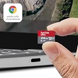 SanDisk Ultra microSDXC Card 64GB for Chromebook A1 UHS-I Class 10 with SD view 6