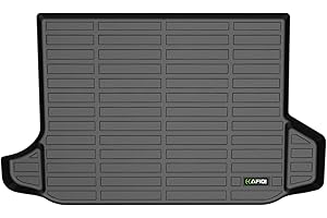 HAFIDI All Weather Cargo Liner for GMC Terrain 2018-2024/Chevrolet Equinox 2018-2024 Custom Fit Automotive Car Trunk Mat Accessories - Black