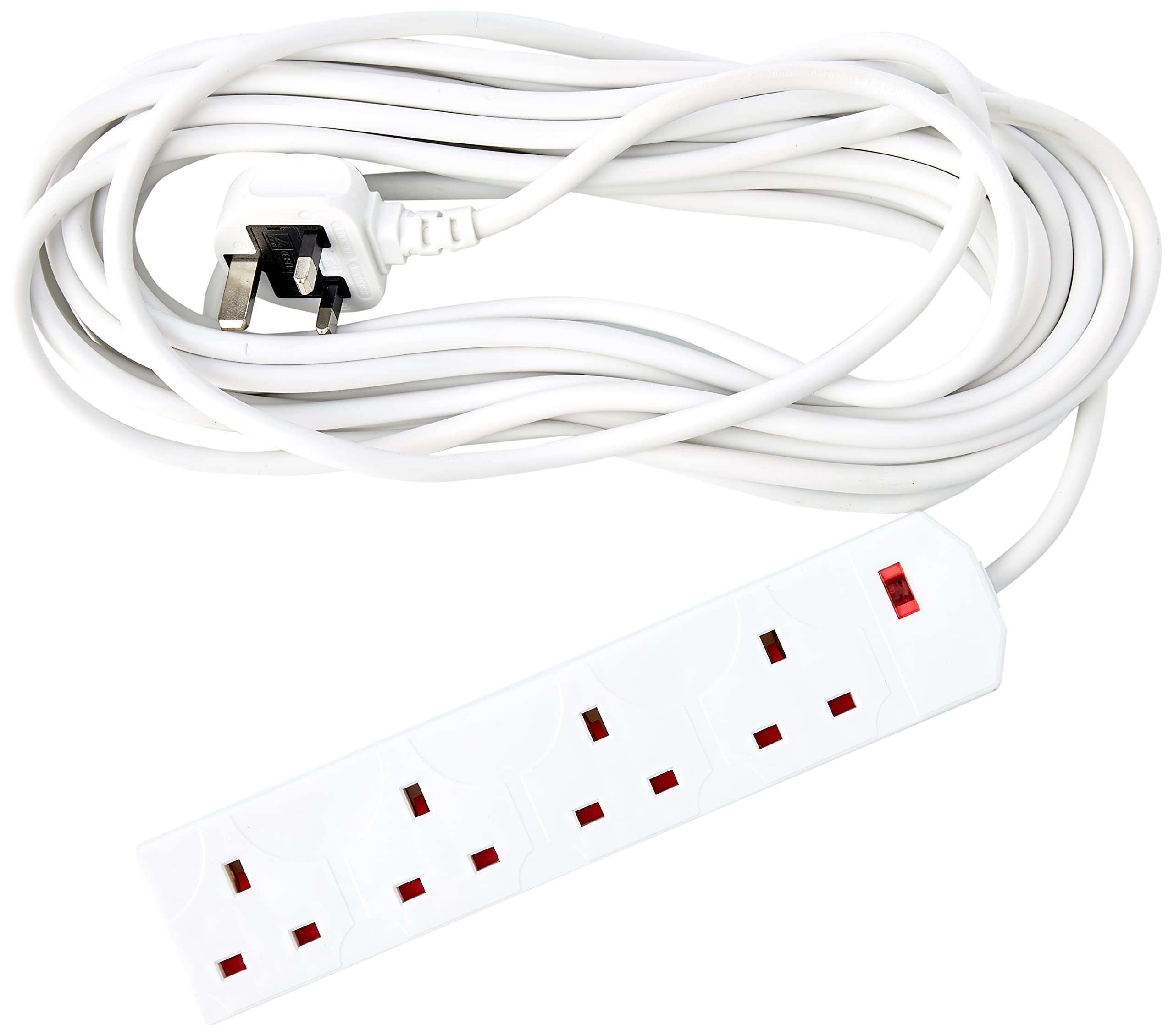 Daewoo 4 Way Extension Cable, 10 Meter cable