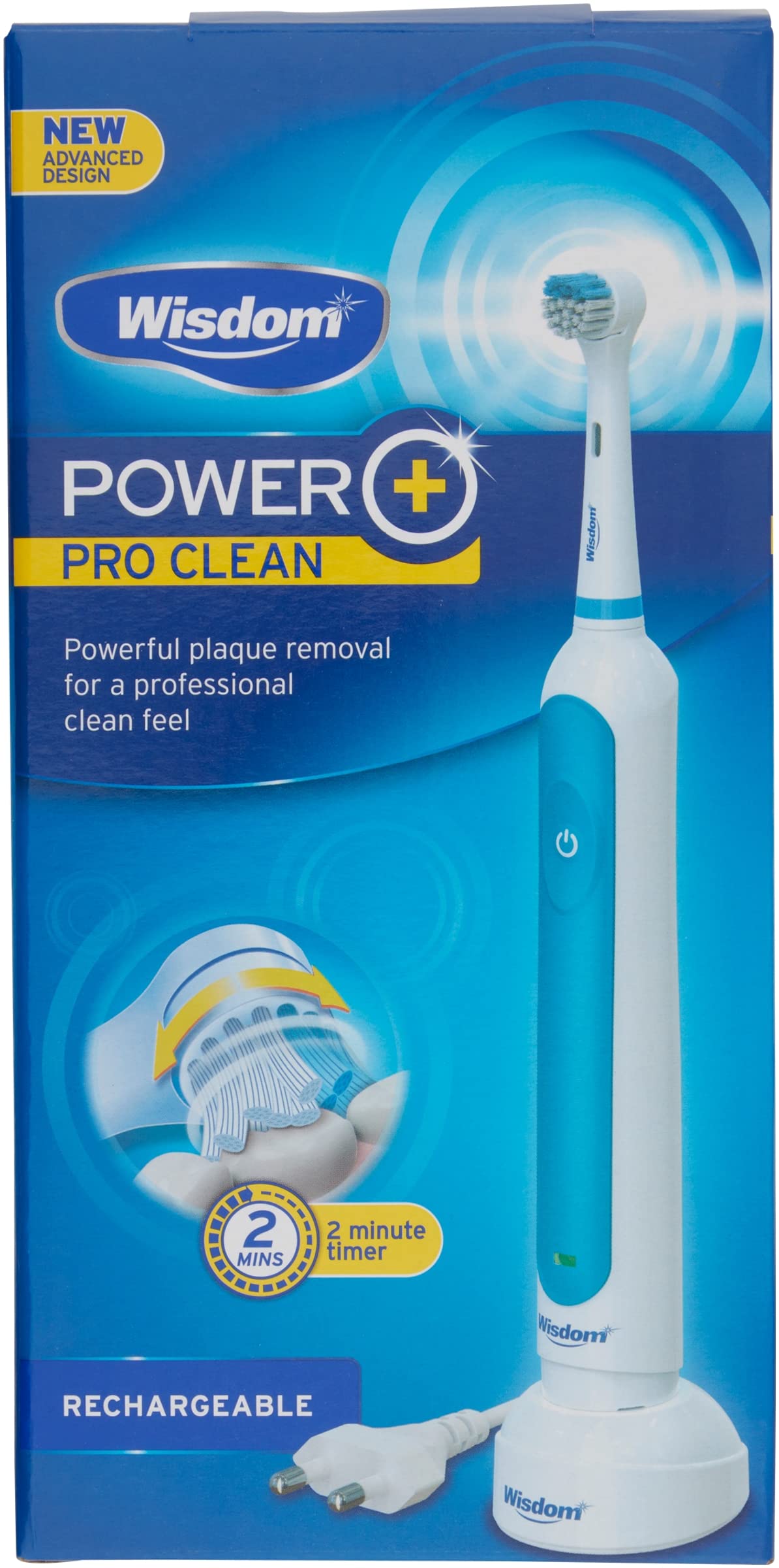 Wisdom PowerPlus Rechargeable Toothbrush