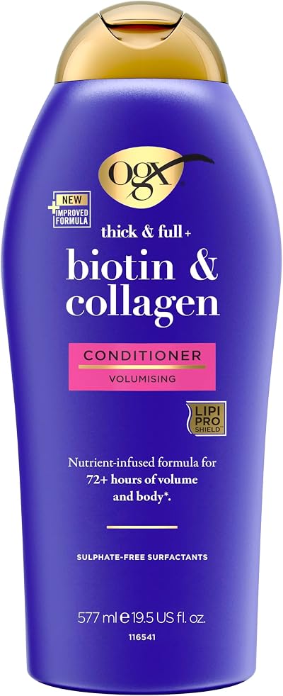 OGX Biotin and Collagen Conditioner 577ml Volumising Thick Hair Sulfate Free