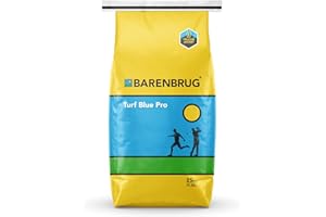 Barenbrug Turf Blue Pro Kentucky Bluegrass Lawn Seed with Yellow Jacket Seed Coating, All-Season Durable Grass Mix for Lawns, 25-lb. Bag