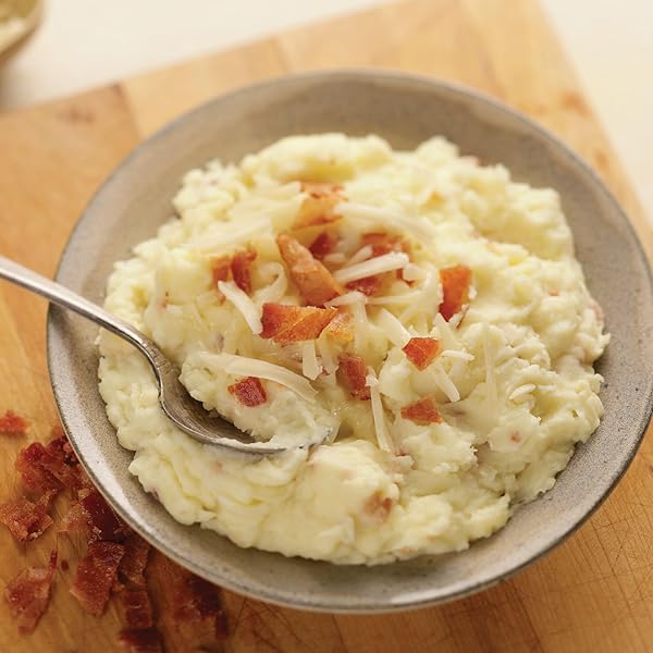 IDAHOAN BUTTERY GOLDEN SELECTS MASHED POTATOES, NATURALLY GLUTEN-FREE, 100% REAL IDAHO POTATOES, 4 SERVINGS PER BAG, 4.1 OUNCE (PACK OF 10)